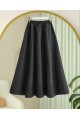 Beli Lastikli Cepli Paraşüt Etek -Siyah