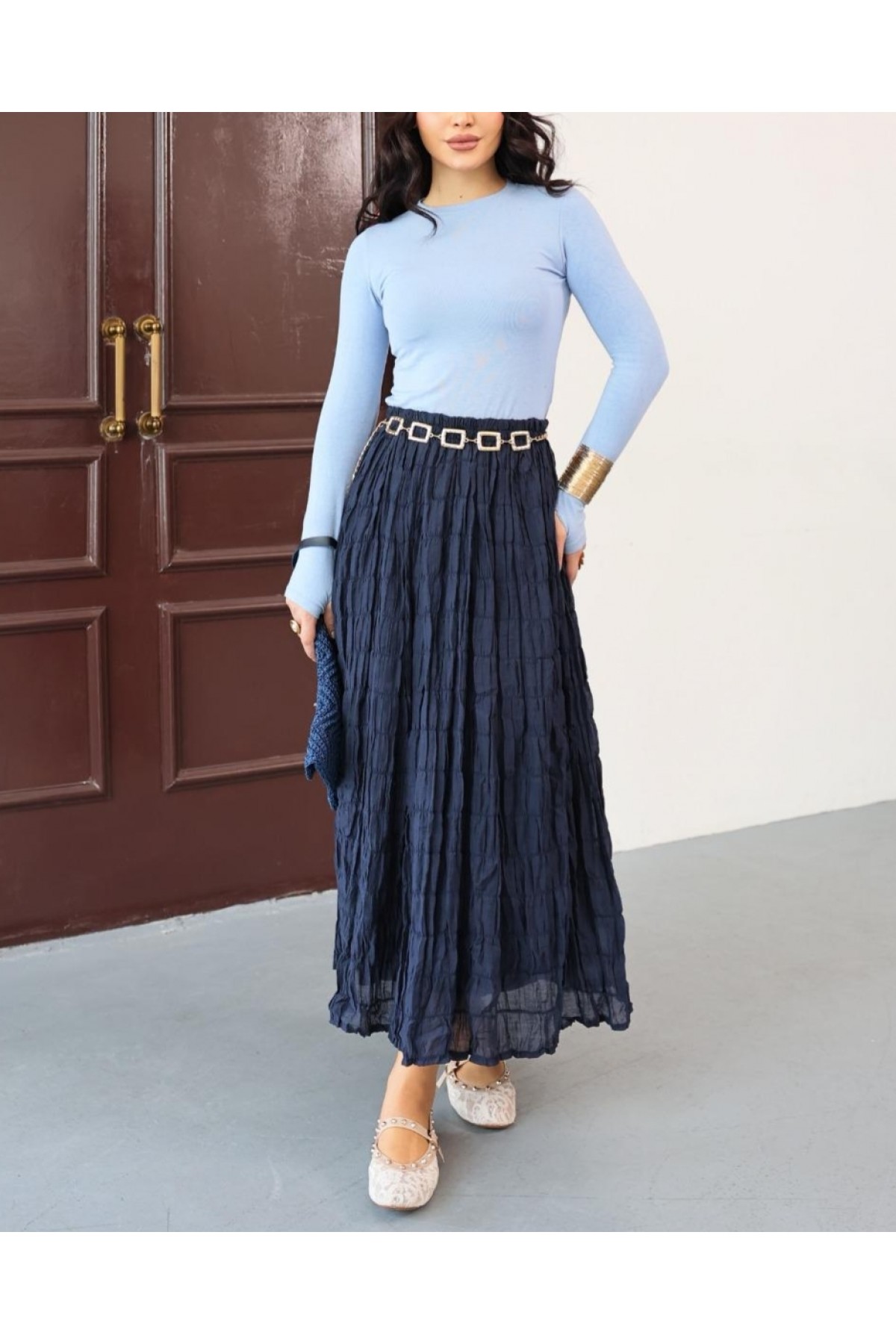 Astarlı Gipeli Modal Etek -Laci