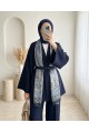 Kemerli Pantolonlu Kimono Takım  -Laci