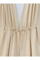 Tünel Bağcıklı Ayrobin Kimono Takım -Bej