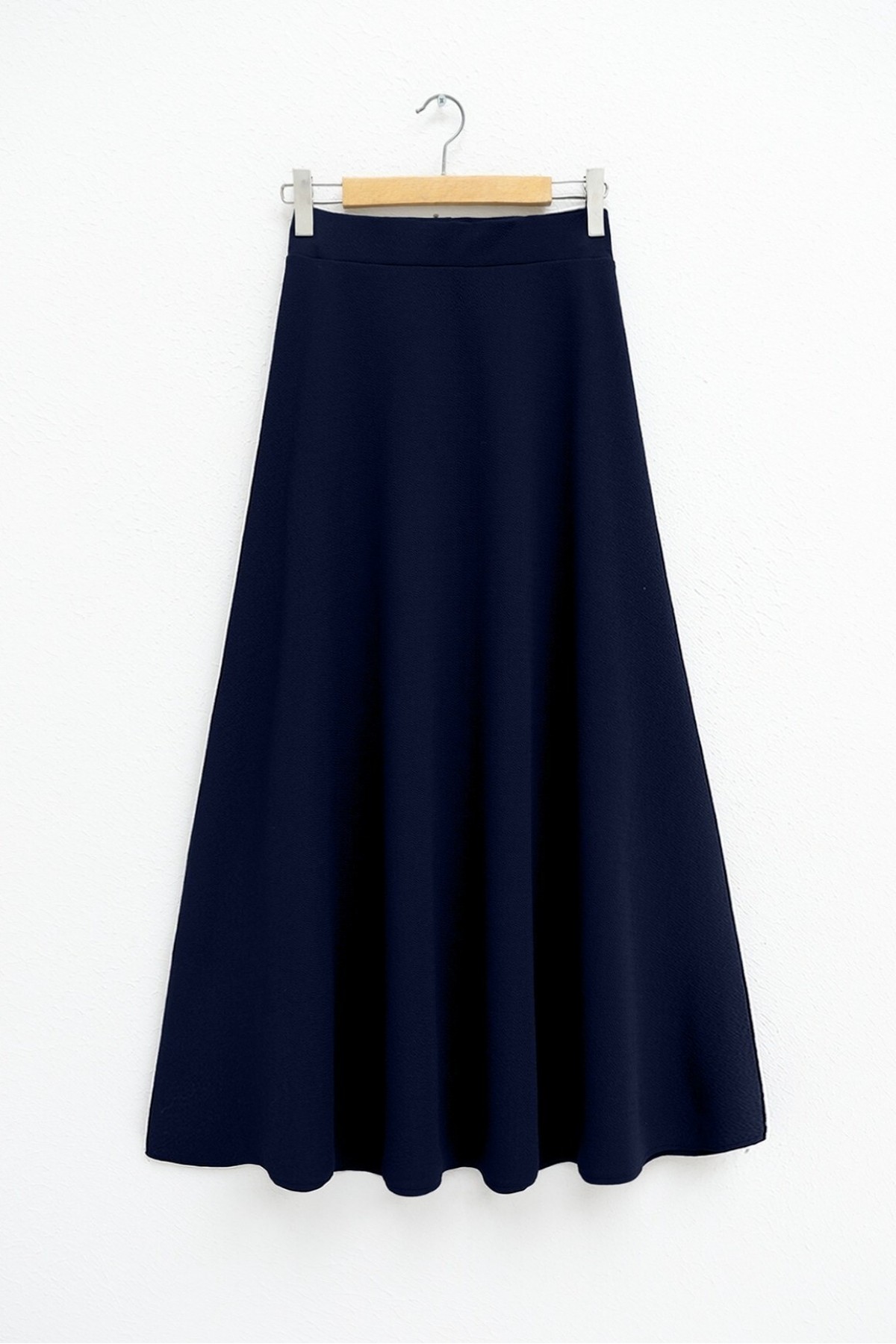 İthal Likralı Krep Kumaş Kiloş Çan Etek  -Laci