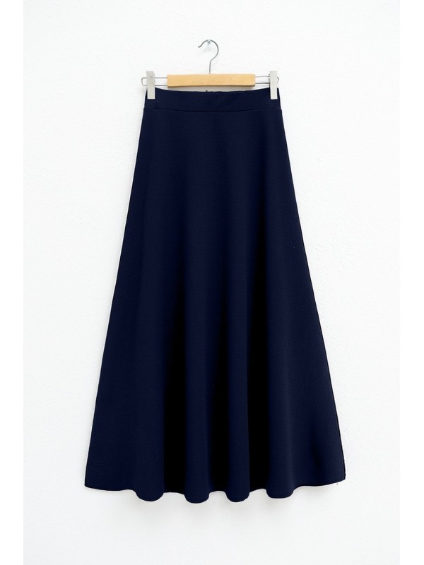 İthal Likralı Krep Kumaş Kiloş Çan Etek  -Laci