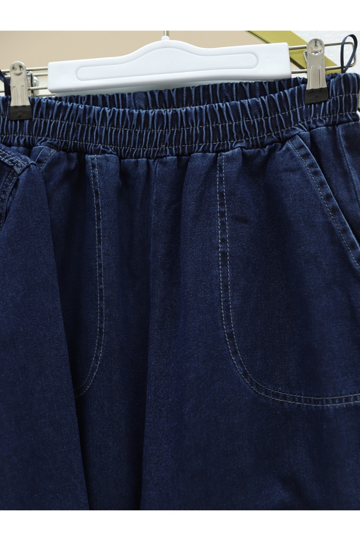 Taş Detaylı Ceket Pantolon Kot Takım  -Laci