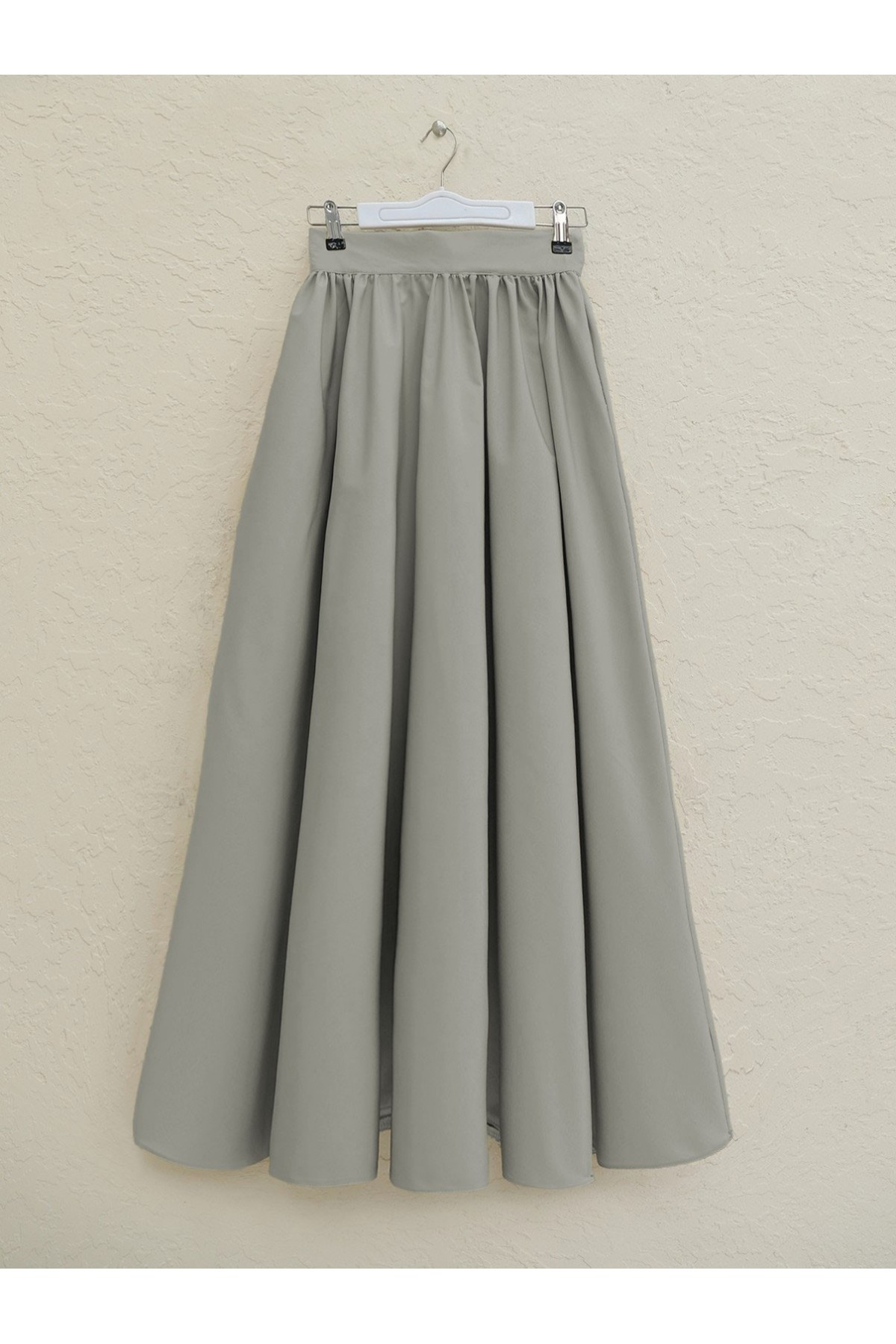 Cepli Pliseli Bondit Etek   -Taş