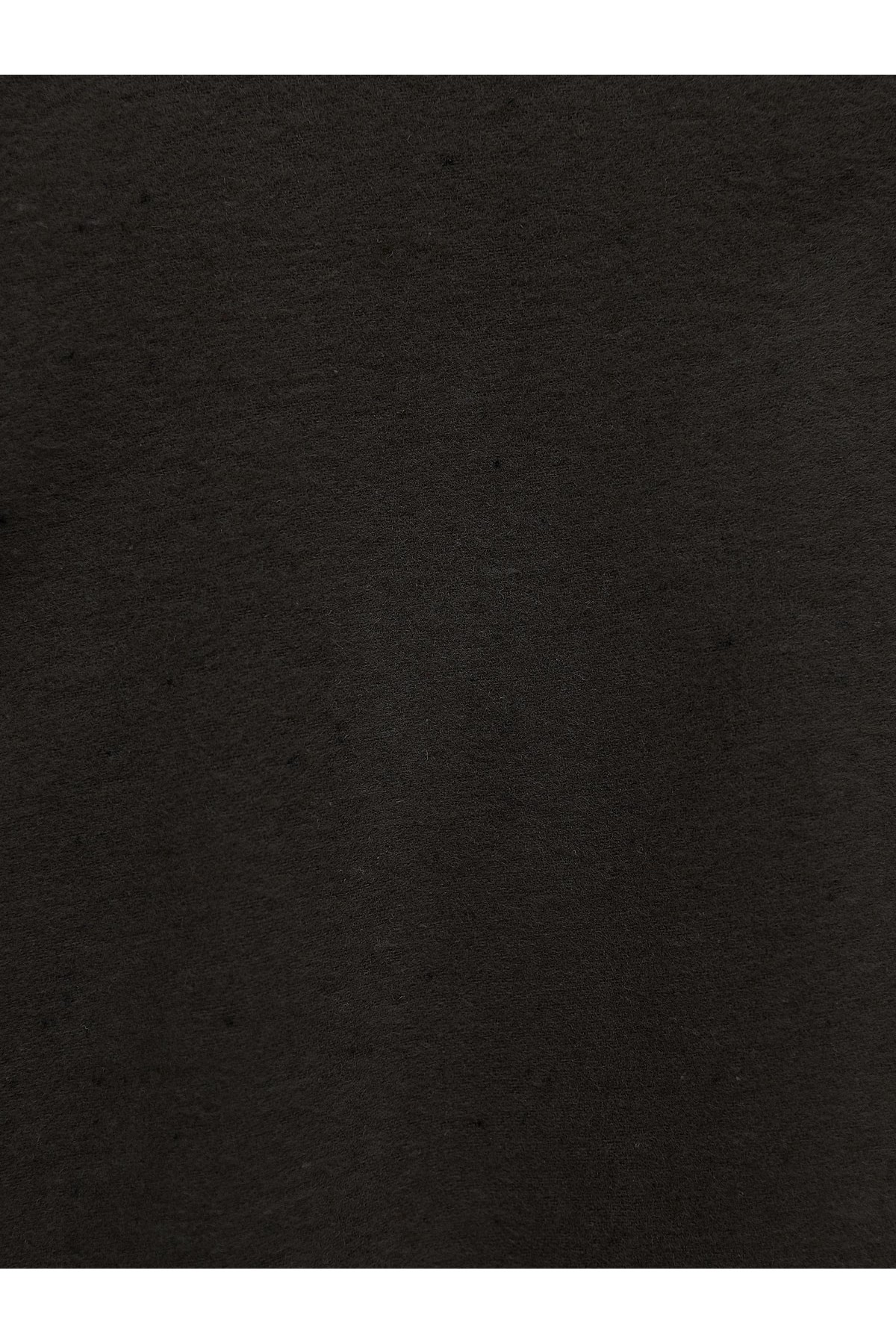 Beli Lastikli İnce Biyeli Kaşe Etek -Siyah