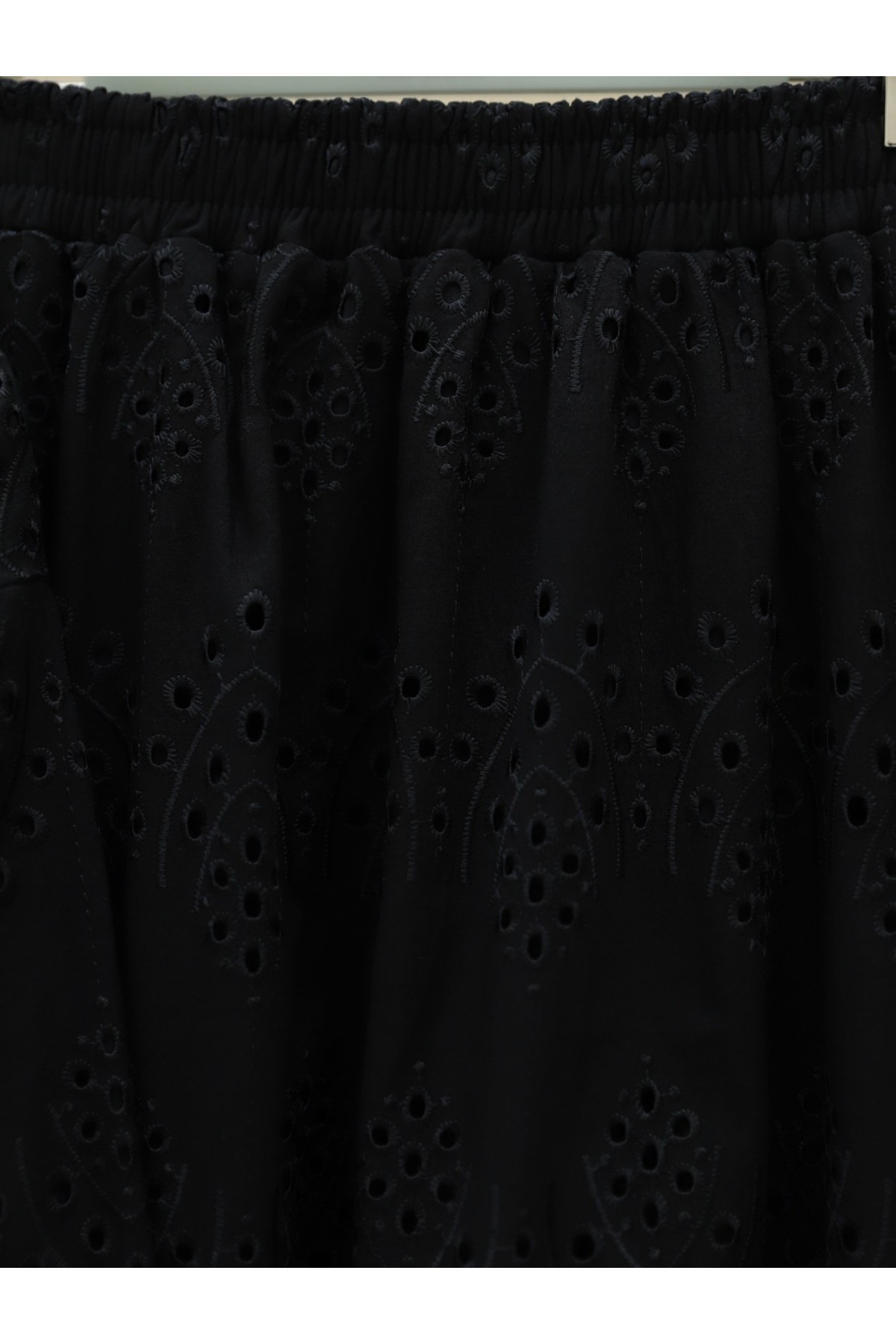 Fisto Detaylı Etekli Takım -Siyah