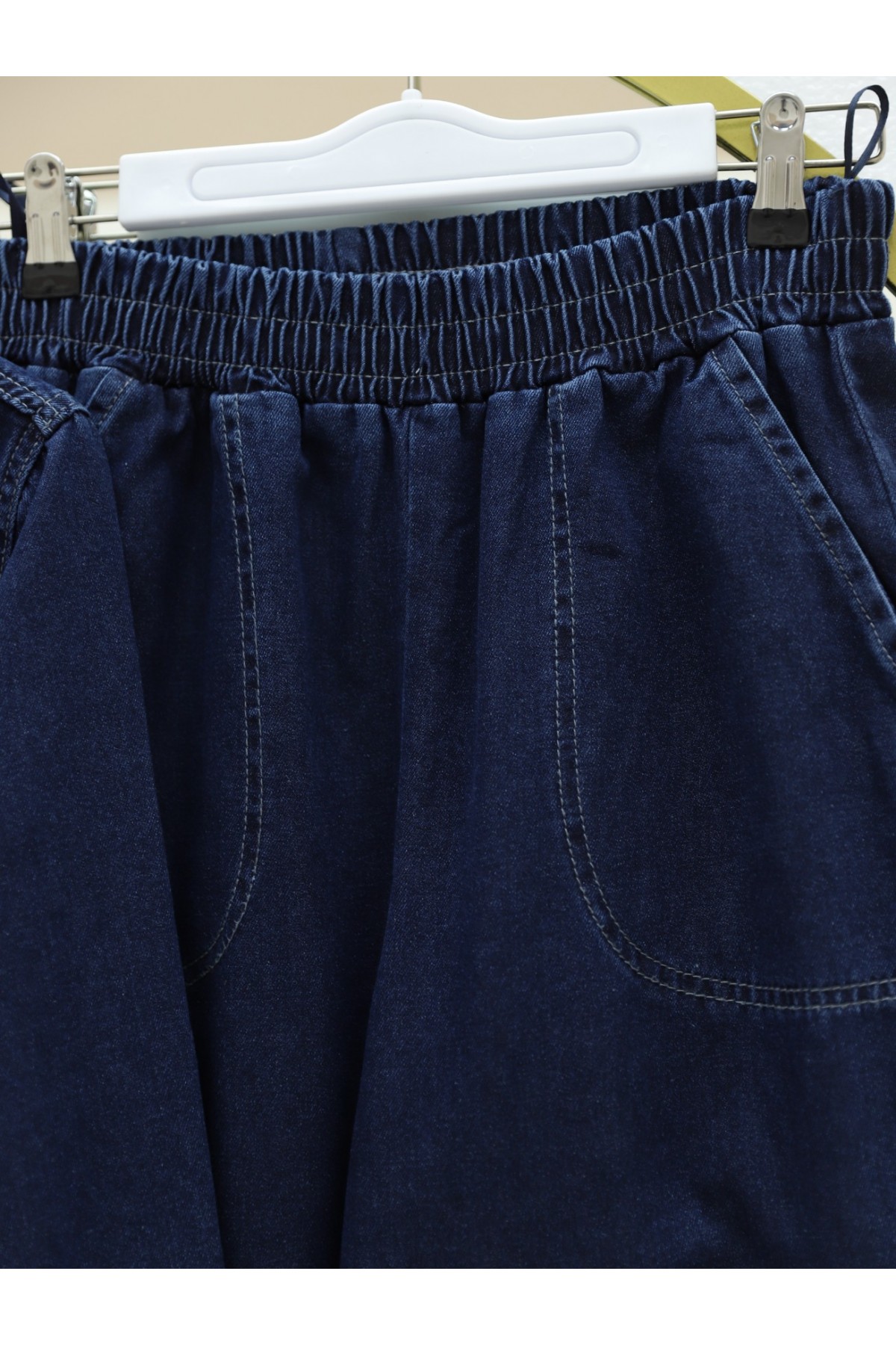 Taş Detaylı Ceket Pantolon Kot Takım  -Laci