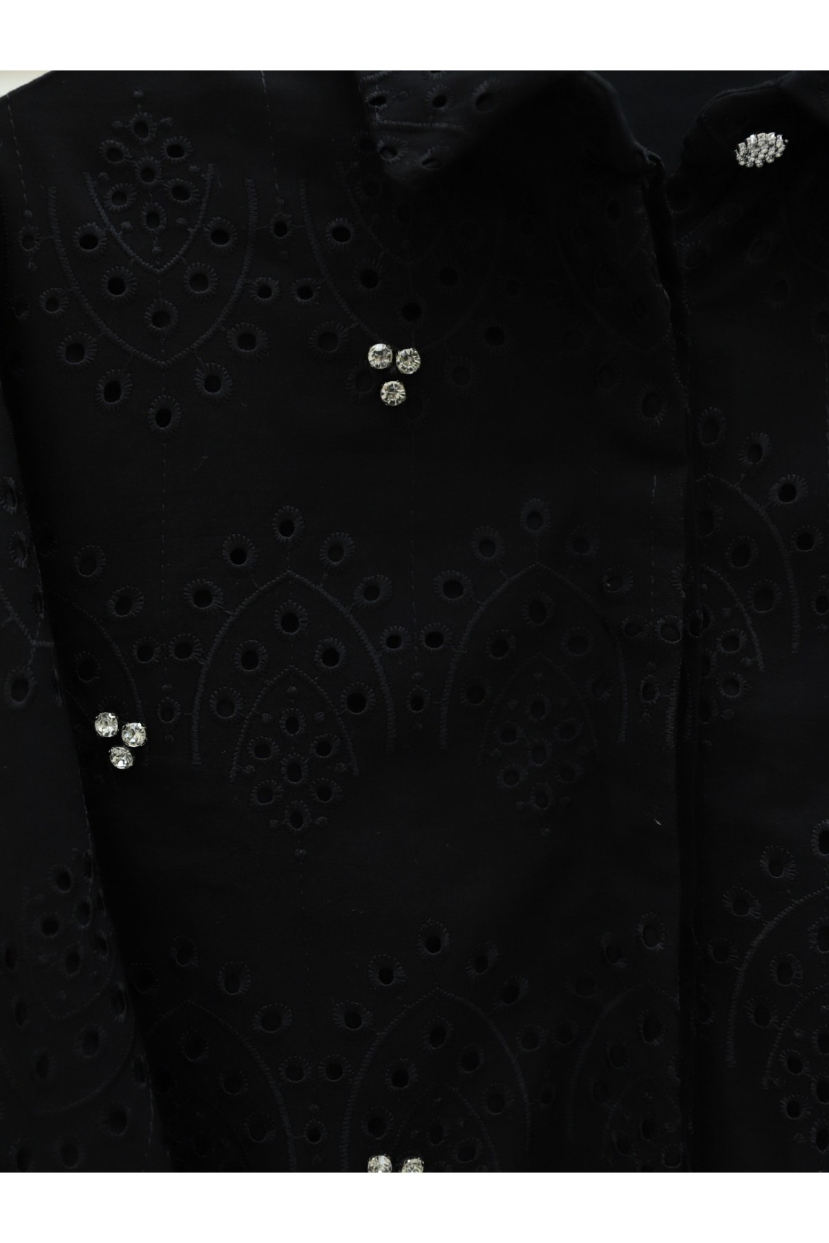 Fisto Detaylı Etekli Takım -Siyah