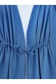 Tünel Bağcıklı Ayrobin Kimono Takım -İndigo
