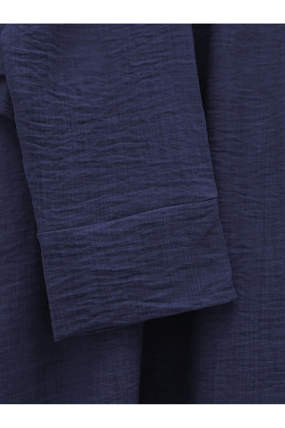 Önü Bağcıklı Beli Lastikli Etekli Keten Takım     -Laci