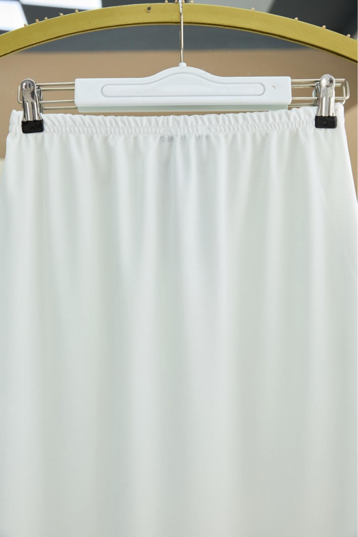 Araboy Jupon Astar Etek -Beyaz