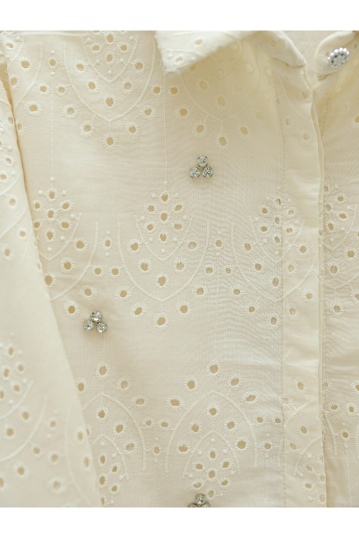 Fisto Detaylı Etekli Takım -Bej